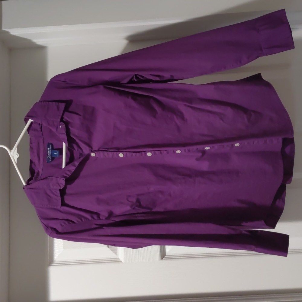 Purple Old Navy Button Down. Large